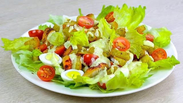 Салат ЦЕЗАРЬ. Самый ПРОСТОЙ и ВКУСНЫЙ рецепт, который можно приготовить в Домашних Условиях. Caesar Салат ЦЕЗАРЬ. Самый ПРОСТОЙ и ВКУСНЫЙ рецепт, который можно приготовить в Домашних Условиях. Caesar