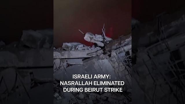 Israel: Hezbollah Chief Hassan Nasrallah Killed During Strike in Beirut | Subscribe to Firstpost Israel: Hezbollah Chief Hassan Nasrallah Killed During Strike in Beirut | Subscribe to Firstpost