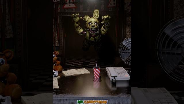 Спрингтрап повторяет джампскейры #shorts #animation #fnaf Спрингтрап повторяет джампскейры #shorts #animation #fnaf