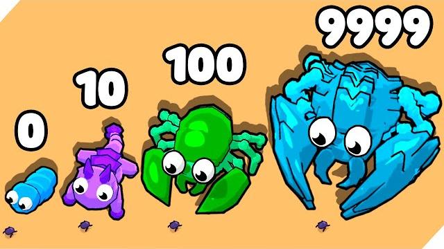 ЭВОЛЮЦИЯ ЛИЧИНКИ В МОНСТРА, МАКСИМАЛЬНЫЙ УРОВЕНЬ! Eat To Evolve ЭВОЛЮЦИЯ ЛИЧИНКИ В МОНСТРА, МАКСИМАЛЬНЫЙ УРОВЕНЬ! Eat To Evolve