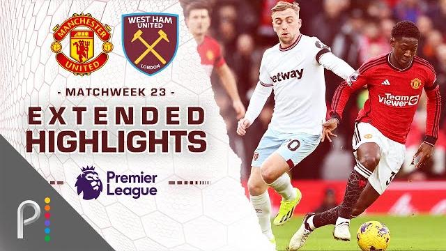 Manchester United v. West Ham United | PREMIER LEAGUE HIGHLIGHTS | 2/4/2024 | NBC Sports Manchester United v. West Ham United | PREMIER LEAGUE HIGHLIGHTS | 2/4/2024 | NBC Sports