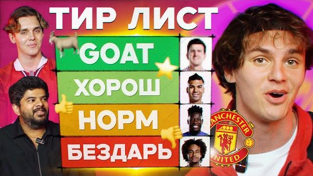 Тир лист #5 | Манчестер Юнайтед Тир лист #5 | Манчестер Юнайтед