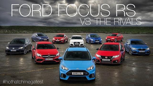 Ford Focus RS vs Honda Civic Type-R vs Audi RS3 vs Mercedes-AMG A45 & more: Hot Hatch Mega Test Ford Focus RS vs Honda Civic Type-R vs Audi RS3 vs Mercedes-AMG A45 & more: Hot Hatch Mega Test