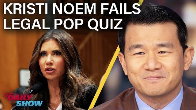 Kristi Noem Plots Citizenship Hunger Games & Kash Patel Drops Epstein News | The Daily Show Kristi Noem Plots Citizenship Hunger Games & Kash Patel Drops Epstein News | The Daily Show