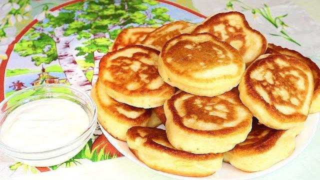 Идеальные ПЫШНЫЕ оладьи на кефире!100% получится у всех!Без дрожжей!Завтрак на скорую руку! Идеальные ПЫШНЫЕ оладьи на кефире!100% получится у всех!Без дрожжей!Завтрак на скорую руку!