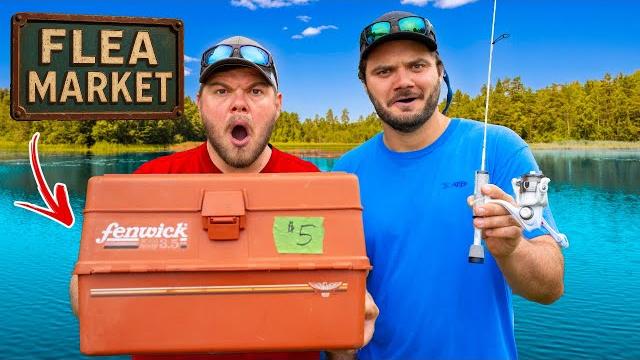 $5 Flea Market Fishing Challenge!!! $5 Flea Market Fishing Challenge!!!
