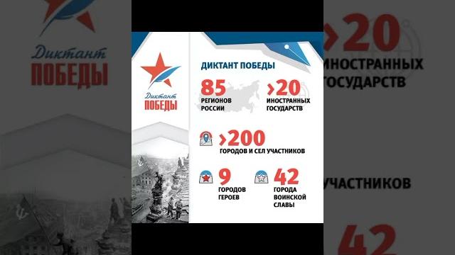 Диктант Победы Диктант Победы