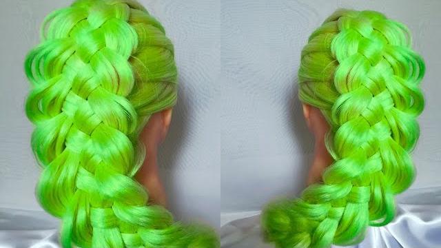 Как заплести косу из 5 прядей Как заплести косу из 5 прядей
