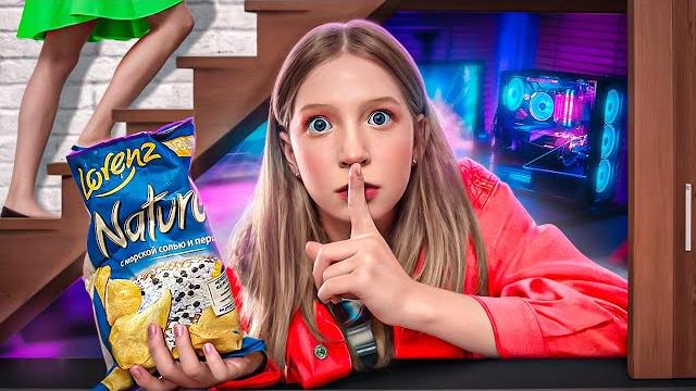 Daughter built a SECRET ROOM to Hide from her Mom! Daughter built a SECRET ROOM to Hide from her Mom!