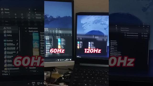 120 Hz VS 60Hz Screen #60hz #120hz 120 Hz VS 60Hz Screen #60hz #120hz