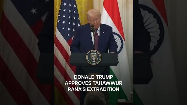 Trump Approves Extradition Of 26/11 Accused Tahawwur Rana | Subscribe To Firstpost | N18G Trump Approves Extradition Of 26/11 Accused Tahawwur Rana | Subscribe To Firstpost | N18G