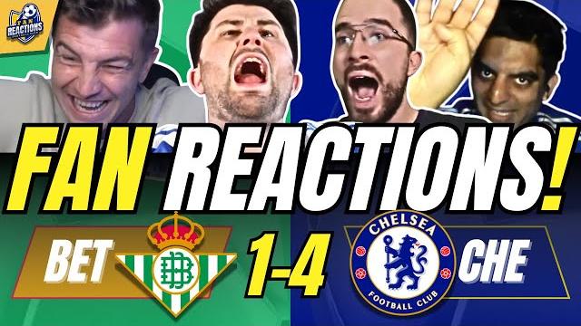 CHELSEA FANS CRAZYREACTION TO REAL BETIS 1-4 CHELSEA | UEFA EUROPA CONFERENCE LEAGUE FAN REACTIONS CHELSEA FANS CRAZYREACTION TO REAL BETIS 1-4 CHELSEA | UEFA EUROPA CONFERENCE LEAGUE FAN REACTIONS