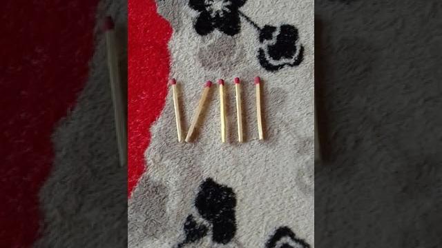 Римские цифры 0 до 20 спичком часть 1 Римские цифры 0 до 20 спичком часть 1