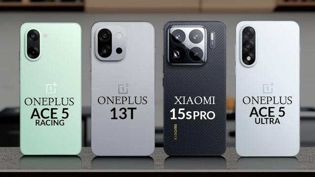 OnePlus Ace 5 Racing, OnePlus 13T, Xiaomi 15S Pro & OnePlus Ace 5 Ultra – Hands-On Comparison! OnePlus Ace 5 Racing, OnePlus 13T, Xiaomi 15S Pro & OnePlus Ace 5 Ultra – Hands-On Comparison!