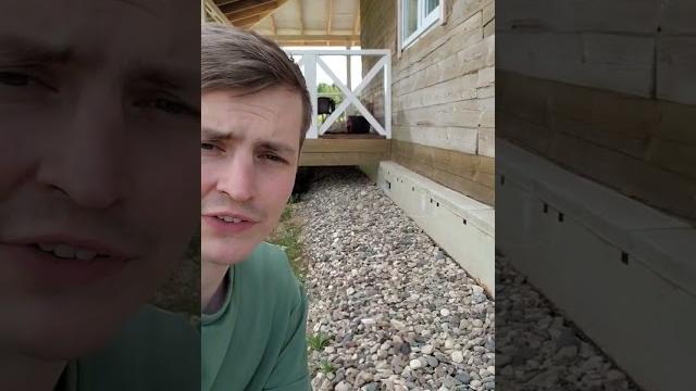 Хороший вариант отмостки! Бюджетно, функционально и красиво! Согласны ? #строительство #отмостка Хороший вариант отмостки! Бюджетно, функционально и красиво! Согласны ? #строительство #отмостка