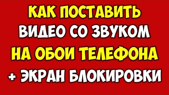 Как поставить видео на обои телефона андроид и айфон Видео обои со звуком\музыкой на андроид 2021 Как поставить видео на обои телефона андроид и айфон Видео обои со звуком\музыкой на андроид 2021