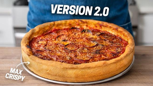 CHICAGO DEEP DISH PIZZA (New and Improved Recipe) CHICAGO DEEP DISH PIZZA (New and Improved Recipe)
