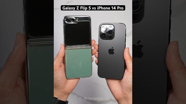 Samsung Galaxy Z Flip 5 vs iPhone 14 Pro Camera Comparison! Samsung Galaxy Z Flip 5 vs iPhone 14 Pro Camera Comparison!