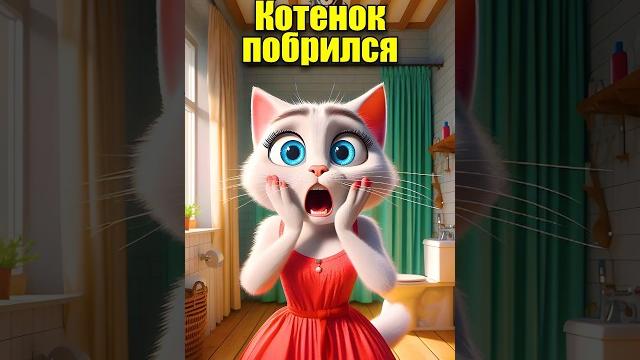 Котенок побрился #cats #мультик #ии #dalle3 #chatgpt #aiart #aicat #юмор #кот #нейросеть #cartoon Котенок побрился #cats #мультик #ии #dalle3 #chatgpt #aiart #aicat #юмор #кот #нейросеть #cartoon