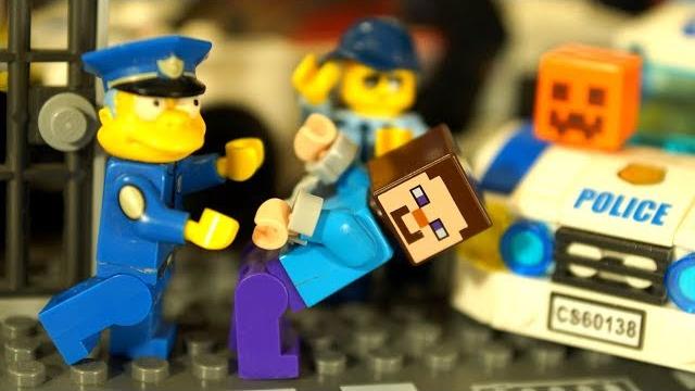 НУБ МАЙНКРАФТ против ЛЕГО Полиция Хэллоуин Мультфильмы Лего Мультики Видео для Детей НУБ МАЙНКРАФТ против ЛЕГО Полиция Хэллоуин Мультфильмы Лего Мультики Видео для Детей