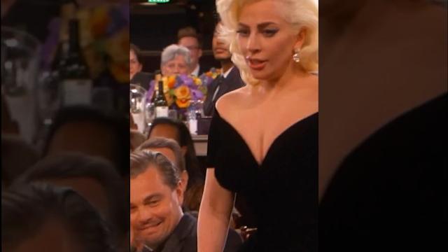 DiCaprio stunned by Gaga’s accidental touch at #goldenglobes #leonardodicaprio #ladygaga DiCaprio stunned by Gaga’s accidental touch at #goldenglobes #leonardodicaprio #ladygaga