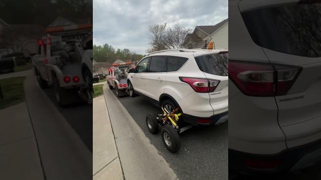 Towing a ‘18 Ford Escape - #shorts Towing a ‘18 Ford Escape - #shorts