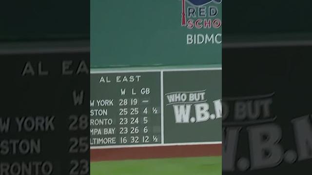 Lindor SMACKS one over the Green Monster Lindor SMACKS one over the Green Monster
