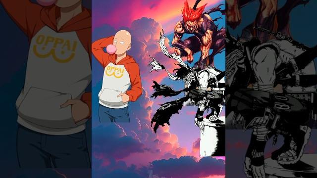 Saitama vs Garou & Stain Saitama vs Garou & Stain