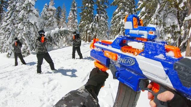 NERF Call of Duty in Real Life | Winter Battle NERF Call of Duty in Real Life | Winter Battle