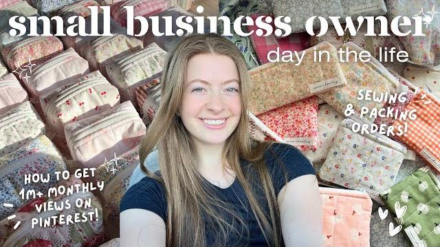 SMALL BUSINESS OWNER DAY IN THE LIFE // how I maintain 1M+ views on Pinterest, & packing orders! SMALL BUSINESS OWNER DAY IN THE LIFE // how I maintain 1M+ views on Pinterest, & packing orders!