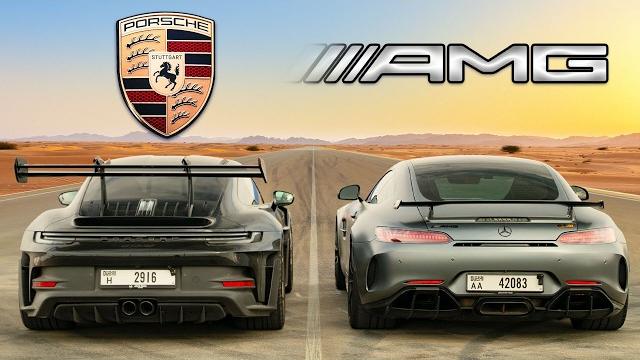 911 GT3 RS v AMG GT R: DRAG RACE 911 GT3 RS v AMG GT R: DRAG RACE