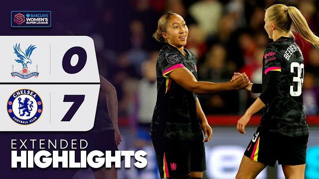 Ruthless Blues Score SEVEN! | Extended Highlights: Crystal Palace v Chelsea | Barclays WSL 2024-25 Ruthless Blues Score SEVEN! | Extended Highlights: Crystal Palace v Chelsea | Barclays WSL 2024-25