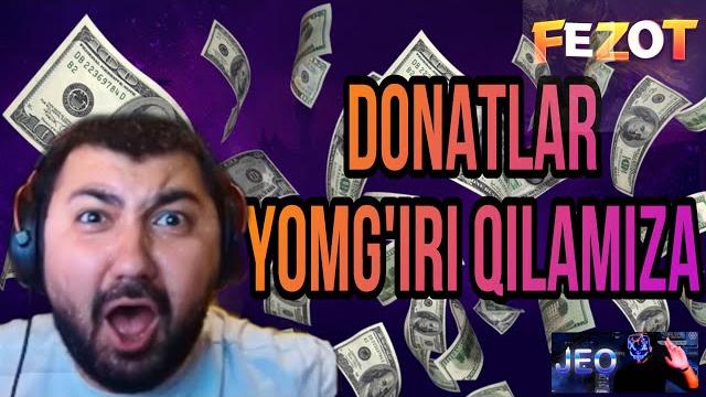 @FEZOT Shokda: DONATLAR YOMG’IRINI QILAMIZ @JanobJeo @FEZOT Shokda: DONATLAR YOMG’IRINI QILAMIZ @JanobJeo