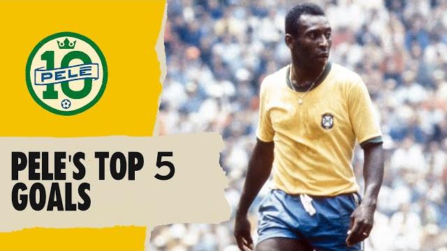 Pele's Top 5 Goals | FIFA World Cup Pele's Top 5 Goals | FIFA World Cup