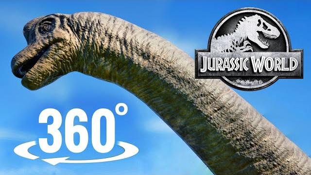 360° video Jurassic Park VR Long Neck Largest Dinosaur Brachiosaurus Jurassic World JWE 360° video Jurassic Park VR Long Neck Largest Dinosaur Brachiosaurus Jurassic World JWE