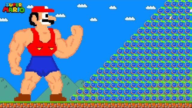 Super Mario Bros. But Wonder Seed = Muscular Mario... Super Mario Bros. But Wonder Seed = Muscular Mario...