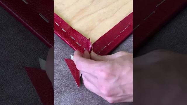 Делаем угол без складок #diy #art Делаем угол без складок #diy #art