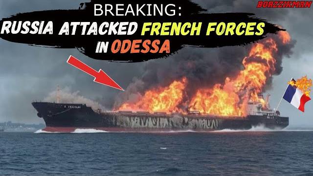 ODESSA on FIRE: Russia Sank a French Vessel with the help of the Latest Classified Unmanned DRONES ODESSA on FIRE: Russia Sank a French Vessel with the help of the Latest Classified Unmanned DRONES