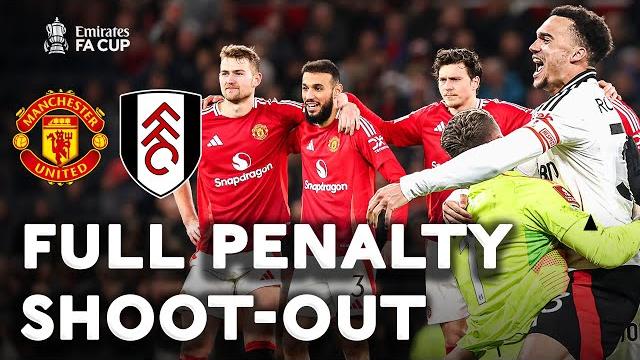 FULL PENALTY SHOOT-OUT | Manchester United v Fulham | Fifth Round | Emirates FA Cup 2024-25 FULL PENALTY SHOOT-OUT | Manchester United v Fulham | Fifth Round | Emirates FA Cup 2024-25