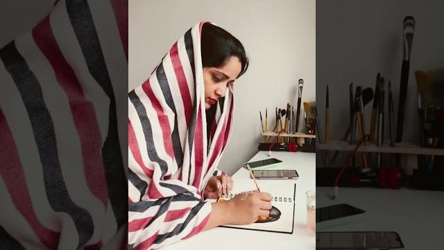 Painting Indian face on Paper #shorts Painting Indian face on Paper #shorts