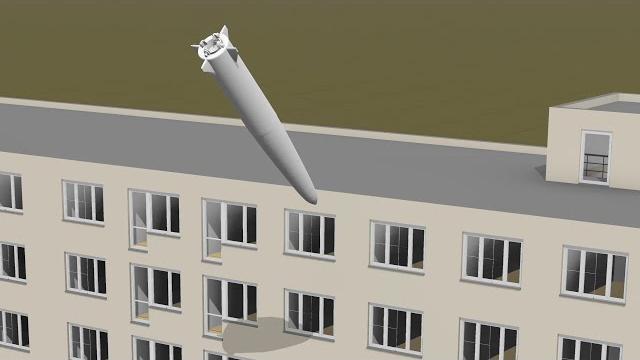 Kalibr vs. Building + Iskander, Bastion-P, FOAB - Missile Damage 3D Model Simulation (BCB) Kalibr vs. Building + Iskander, Bastion-P, FOAB - Missile Damage 3D Model Simulation (BCB)