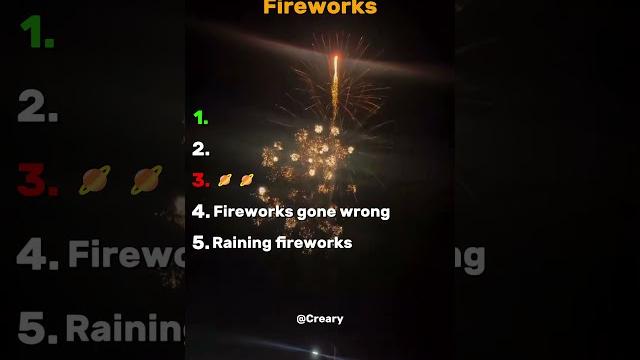 Ranking The Best Fireworks Ranking The Best Fireworks
