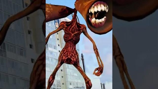 Сиреноголовый и Картун Кэт / Siren Head and cartoon cat #shorts Сиреноголовый и Картун Кэт / Siren Head and cartoon cat #shorts
