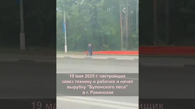 В Булонский лес пришли лесорубы! #Раменское В Булонский лес пришли лесорубы! #Раменское