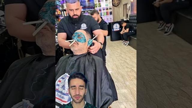 жесткое удаление воском волос с лица или мужская депиляция жесткое удаление воском волос с лица или мужская депиляция