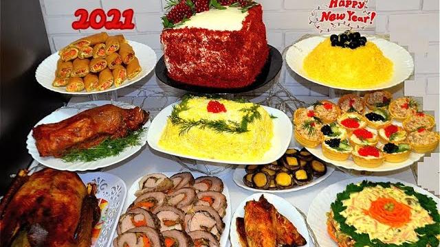 МЕНЮ НА НОВЫЙ ГОД 2022ГОТОВЛЮ 11 БЛЮД на Праздничный Стол : Торт ,Салаты , Закуски и Горячее! # 295 МЕНЮ НА НОВЫЙ ГОД 2022ГОТОВЛЮ 11 БЛЮД на Праздничный Стол : Торт ,Салаты , Закуски и Горячее! # 295