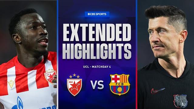 Crvena zvezda vs. Barcelona: Extended Highlights | UCL League Phase MD 4 | CBS Sports Golazo Crvena zvezda vs. Barcelona: Extended Highlights | UCL League Phase MD 4 | CBS Sports Golazo