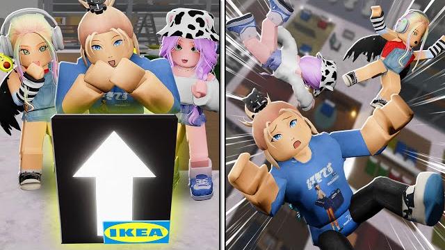 ПОСТРОИЛИ СВОЮ ИГРУ ВНУТРИ ИКЕИ! ПОСТРОИЛИ СВОЮ ИГРУ ВНУТРИ ИКЕИ!