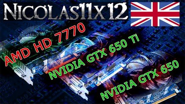 AMD HD 7770 vs NVIDIA GTX 650 Ti vs NVIDIA GTX 650 AMD HD 7770 vs NVIDIA GTX 650 Ti vs NVIDIA GTX 650