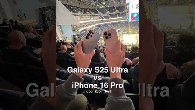 Galaxy S25 Ultra vs iPhone 16 Pro Indoor Zoom Test! Galaxy S25 Ultra vs iPhone 16 Pro Indoor Zoom Test!